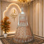 Rose Gold Embroidered Bridal Lehenga