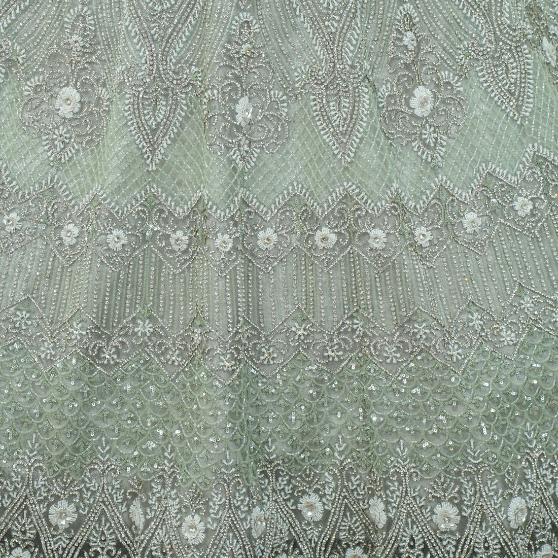 Silver Mist Bridal Gown