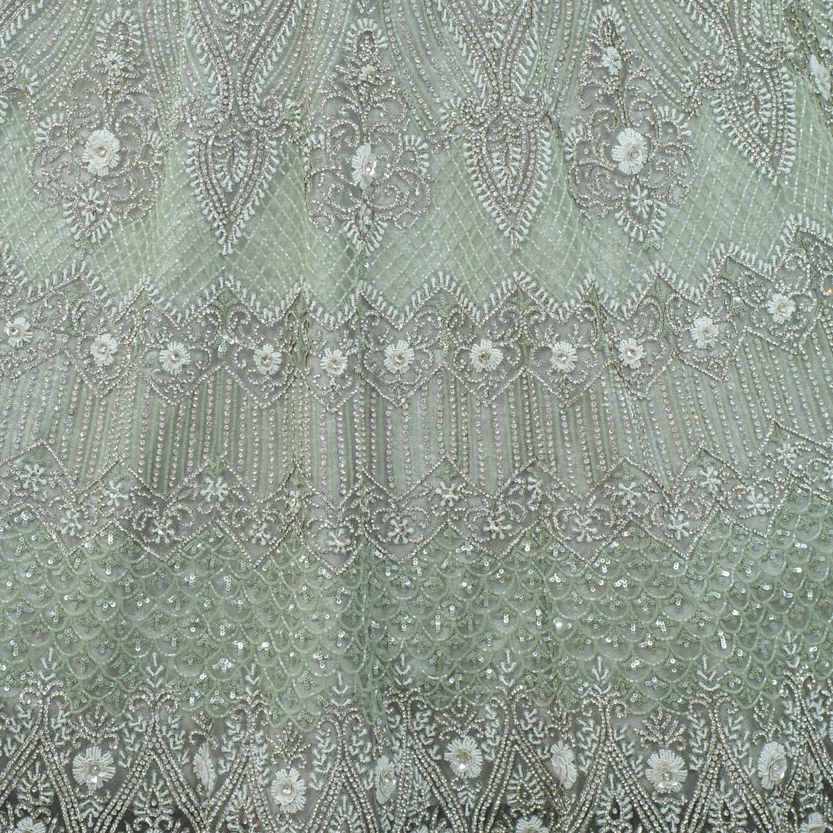 Silver Mist Bridal Gown