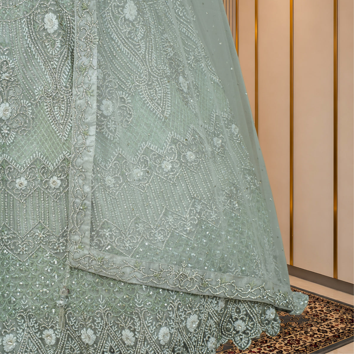 Silver Mist Bridal Gown