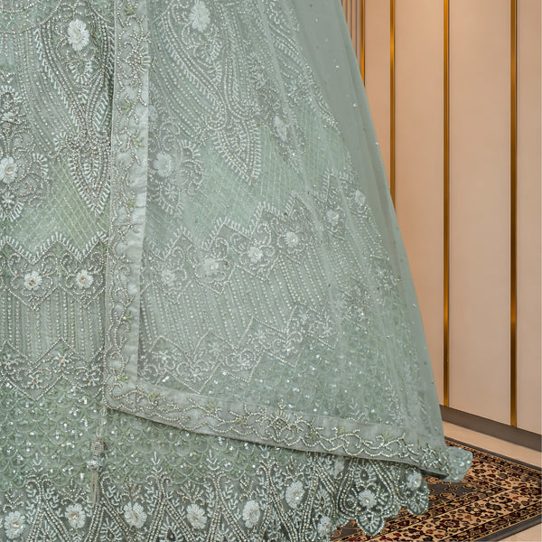 Silver Mist Bridal Gown